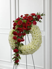 The FTD Graceful Tribute Wreath (S44-4542) - Beaudry Flowers